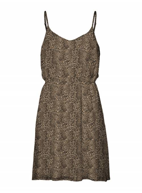 DRESS FEM WOV PRE100 - GREY - Lea
