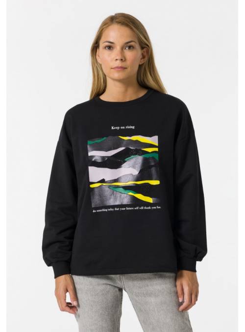 SUDADERA MECA NEGRA