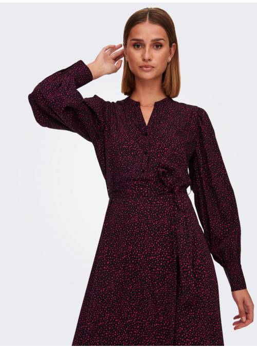 VESTIDO MIDI RED DOT