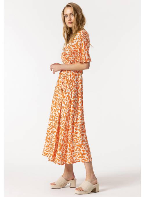 VESTIDO PARIS ESTAMPADO NARANJA