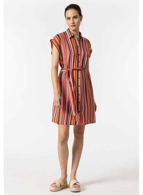 VESTIDO CAMISERO JONAS RAYAS TIFFOSI