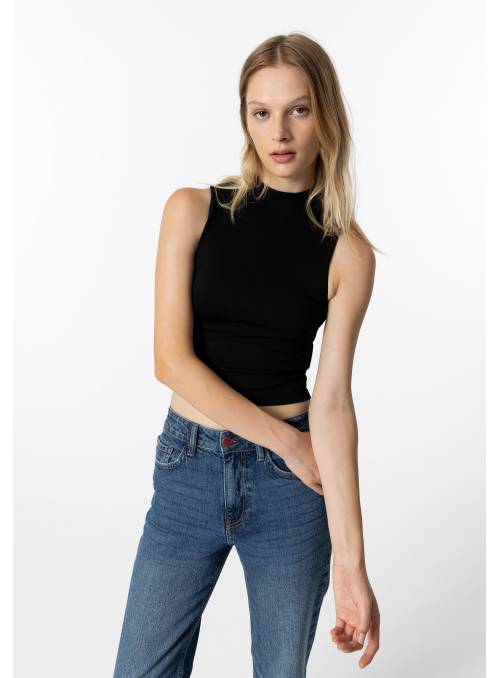 TOP LARK NEGRO TIFFOSI