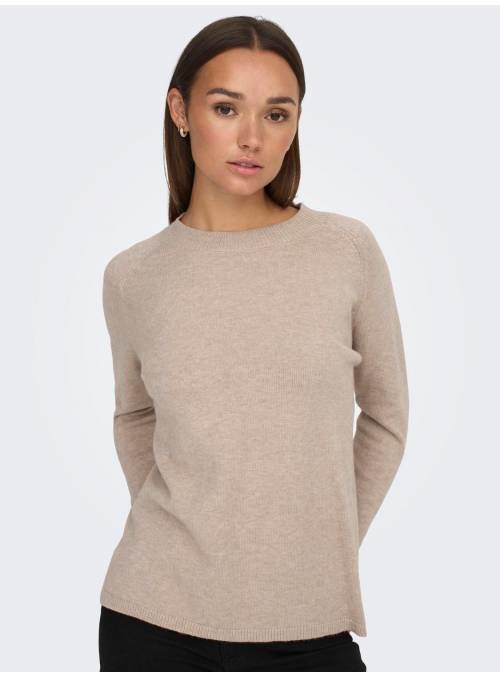 PULLOVER FEM KNIT VI52/PL28/NYL20 - WHIT