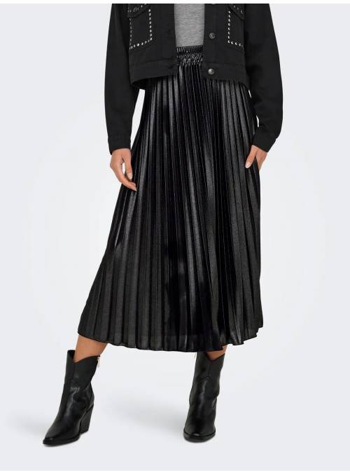 SKIRT FEM KNIT PL100 - BLACK - 